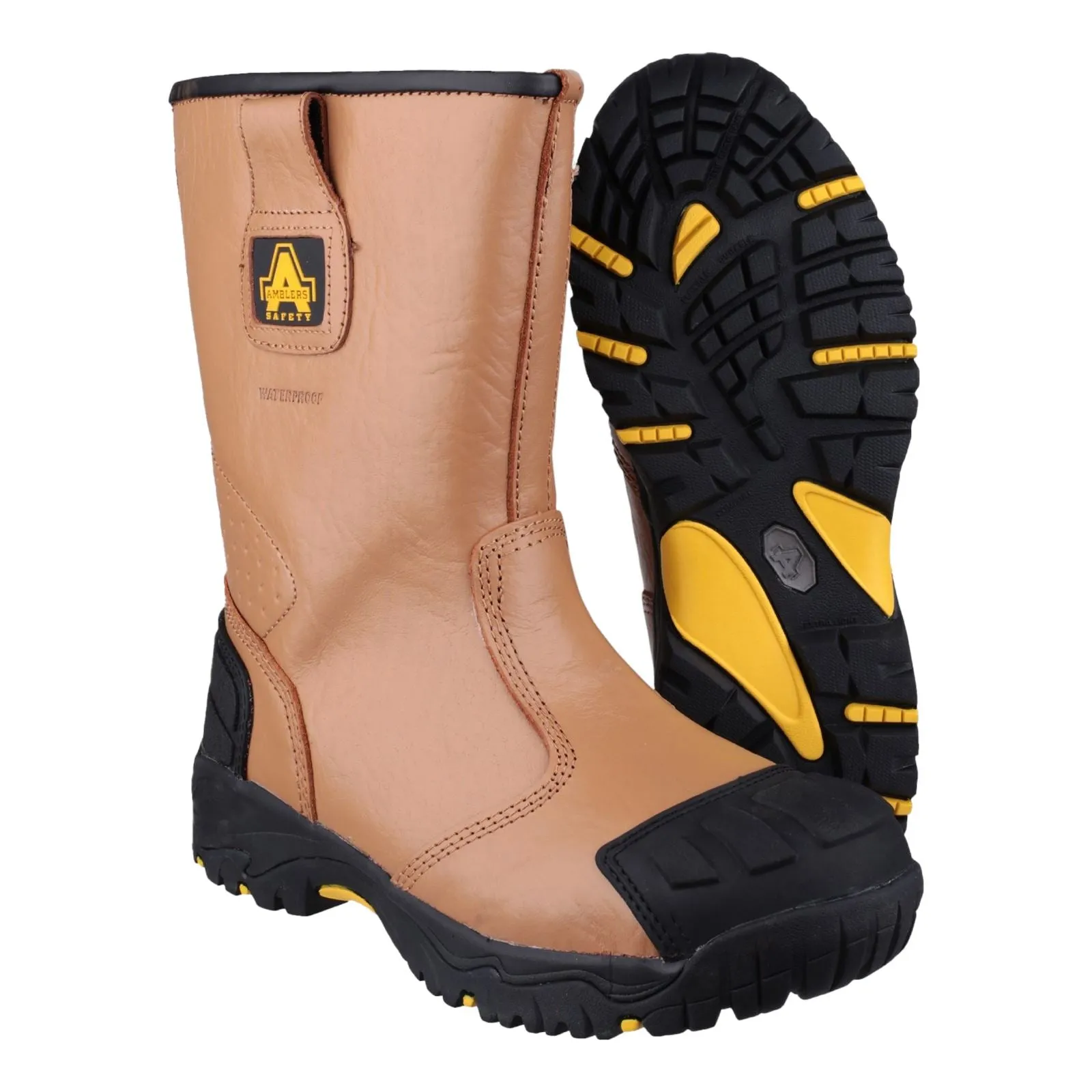 Amblers Safety FS143 Leather Tan Safety Boots