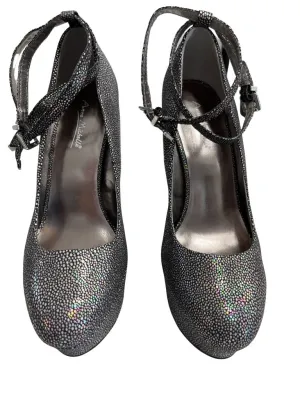 Anne Michelle Multicolor Metallic Platform Heels