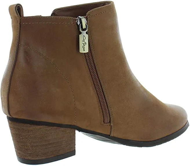 Aqua College Womens Isla Suede Waterproof Ankle Boots Brown 7.5 Medium (B,M)