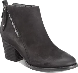 Aqua College Womens Nancy Nubuck Waterproof Booties Black 8 Medium (B,M)