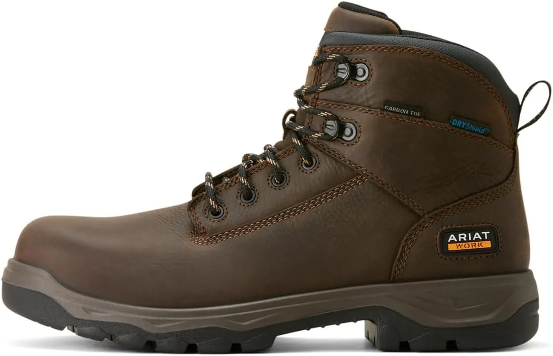 ARIAT Men's Turbo Duratread 6" Waterproof Carbon Toe Work Boot Western
