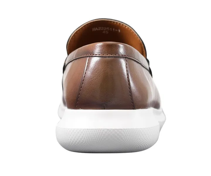 Arvin Cognac Penny Loafers