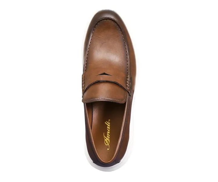 Arvin Cognac Penny Loafers