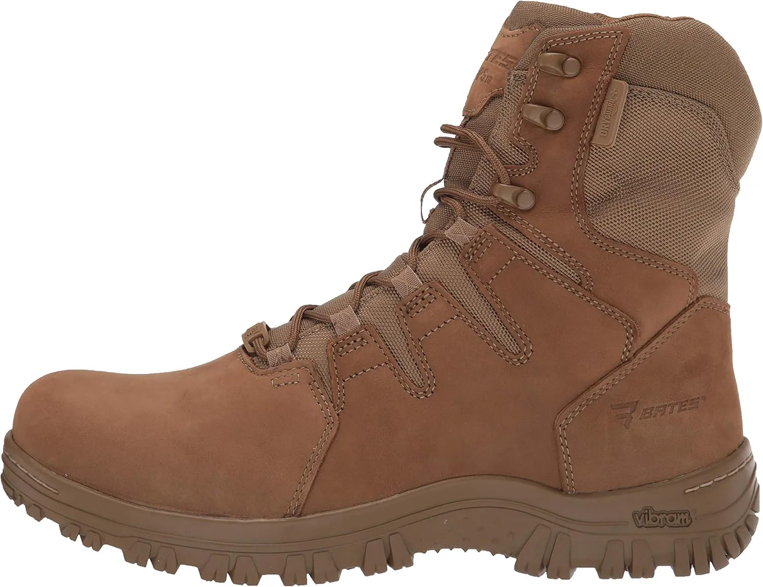 Bates Men's 8" Maneuver Drygaurd  Composite Toe Side Zip Military and Tactical Boot