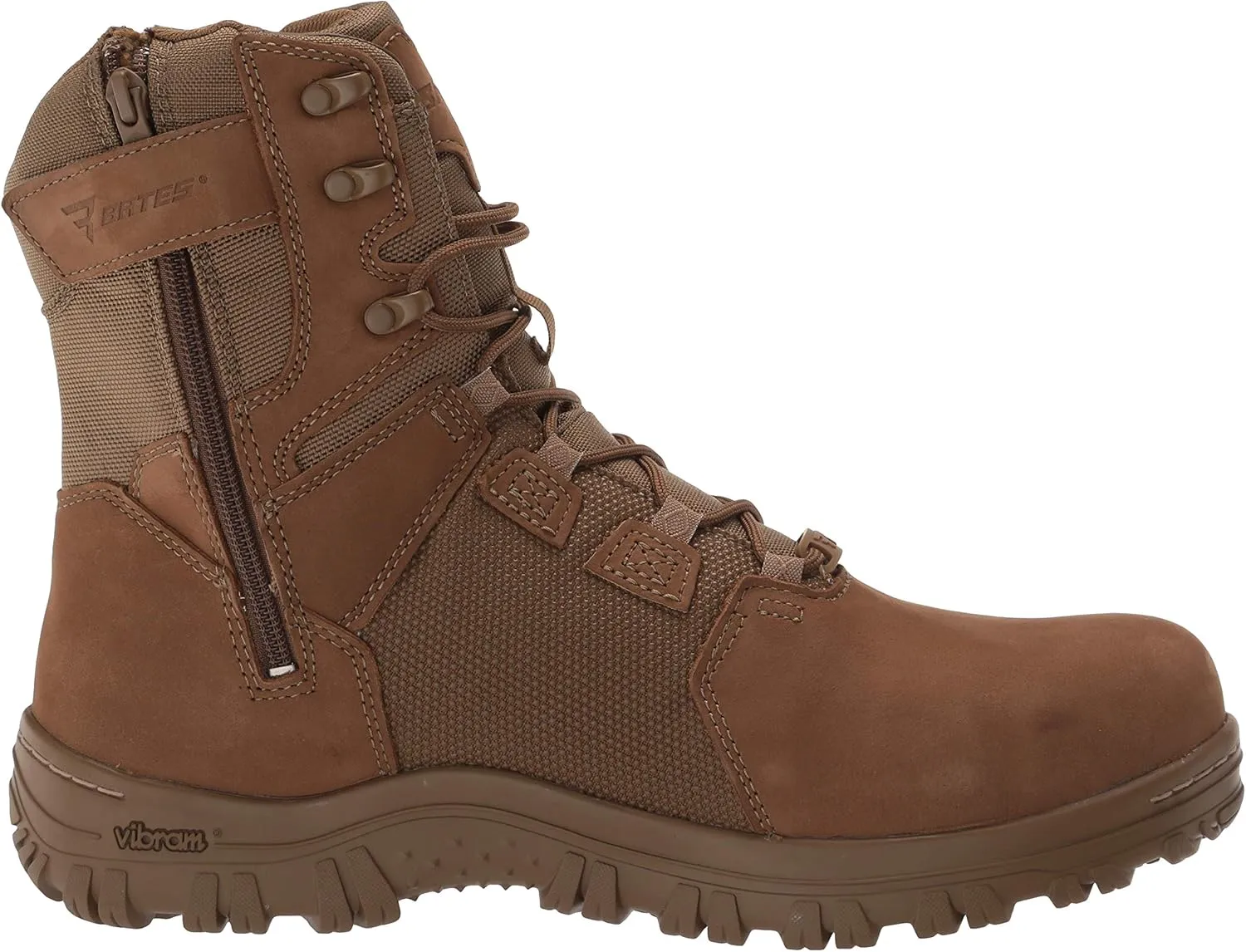 Bates Men's 8" Maneuver Drygaurd  Composite Toe Side Zip Military and Tactical Boot