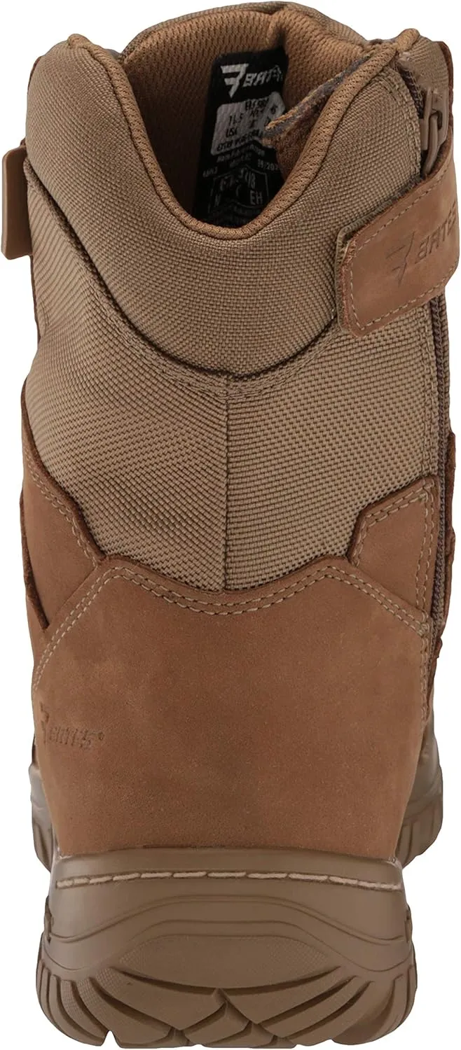 Bates Men's 8" Maneuver Drygaurd  Composite Toe Side Zip Military and Tactical Boot