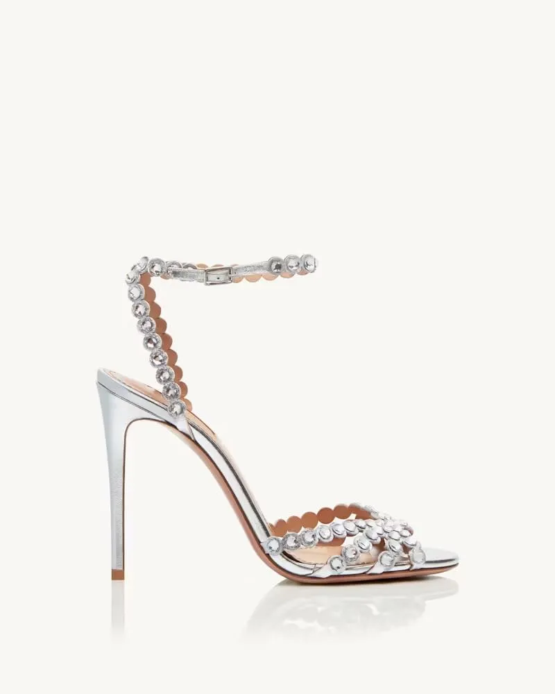 Beauty Cry Rhinestone Heels Strappy Stiletto Sexy High Heels for Wedding Party Date