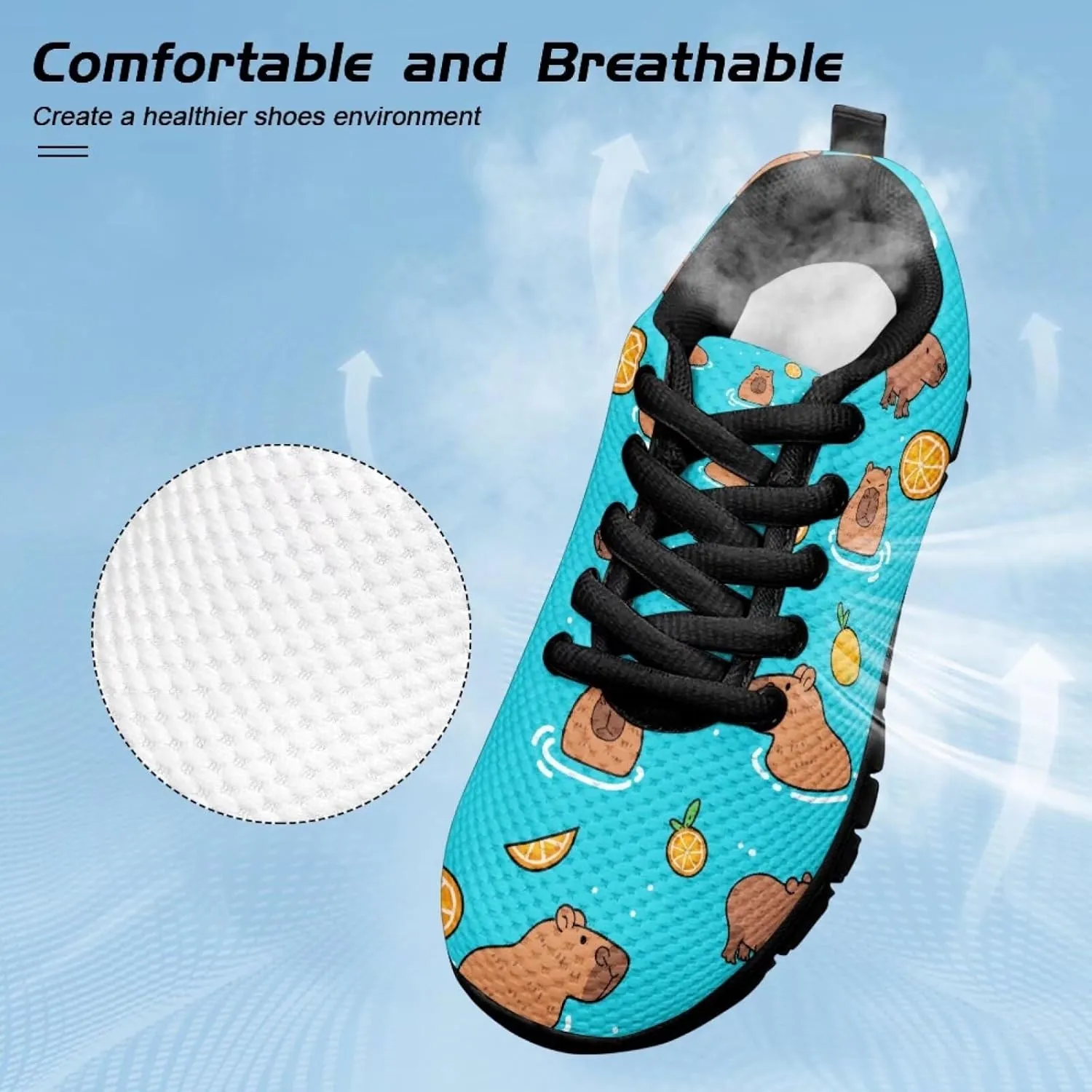 Belidome Shoes for Boys Girls Running Shoes Breathable Walking Tennis Sneakers Lightweight Footwear for Kids Teens