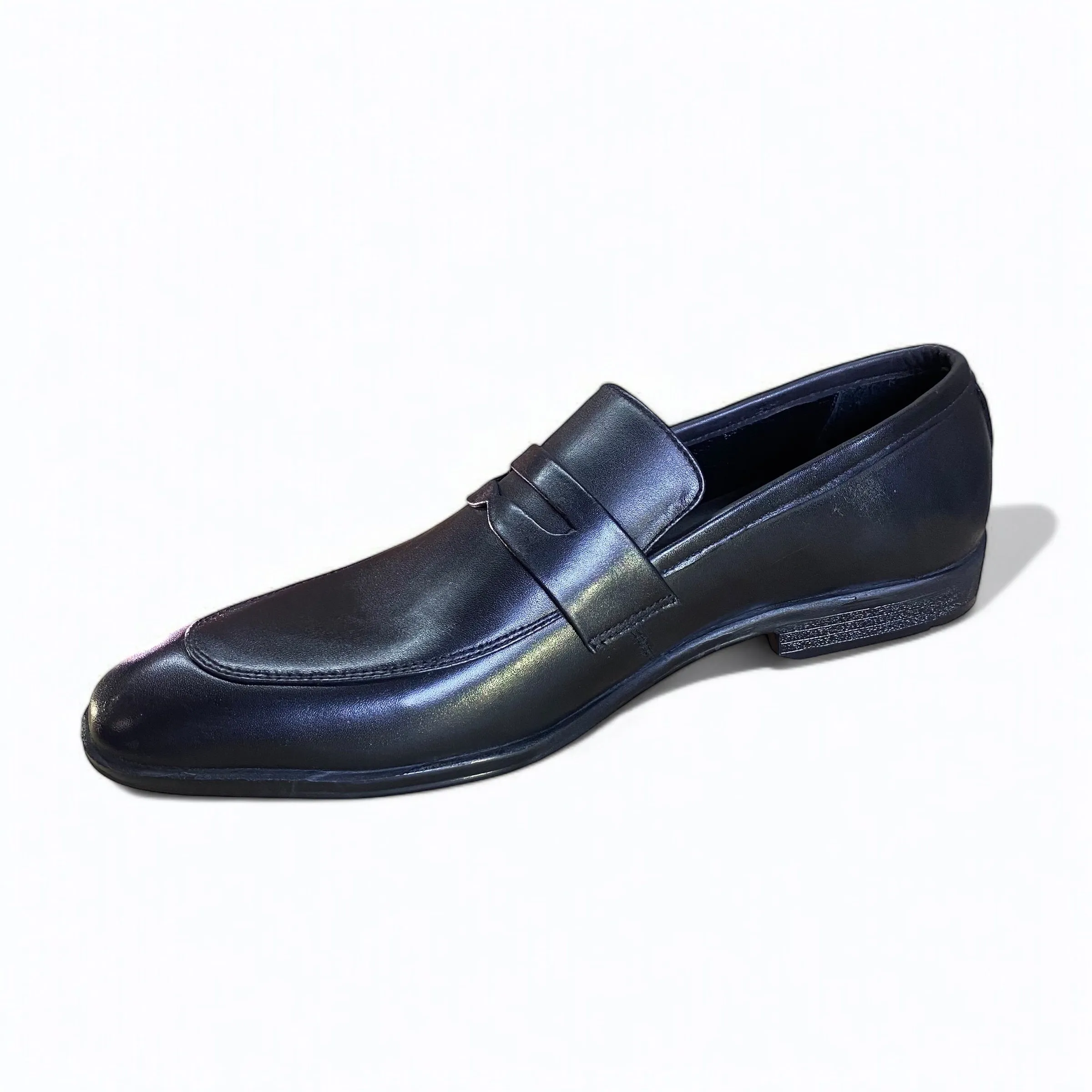 Black Slip-on Penny Loafers