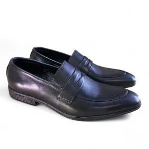 Black Slip-on Penny Loafers