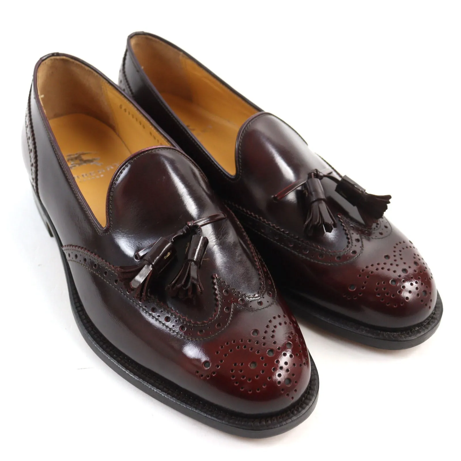 Burberry BU1022 Wingtip Tassel Loafers