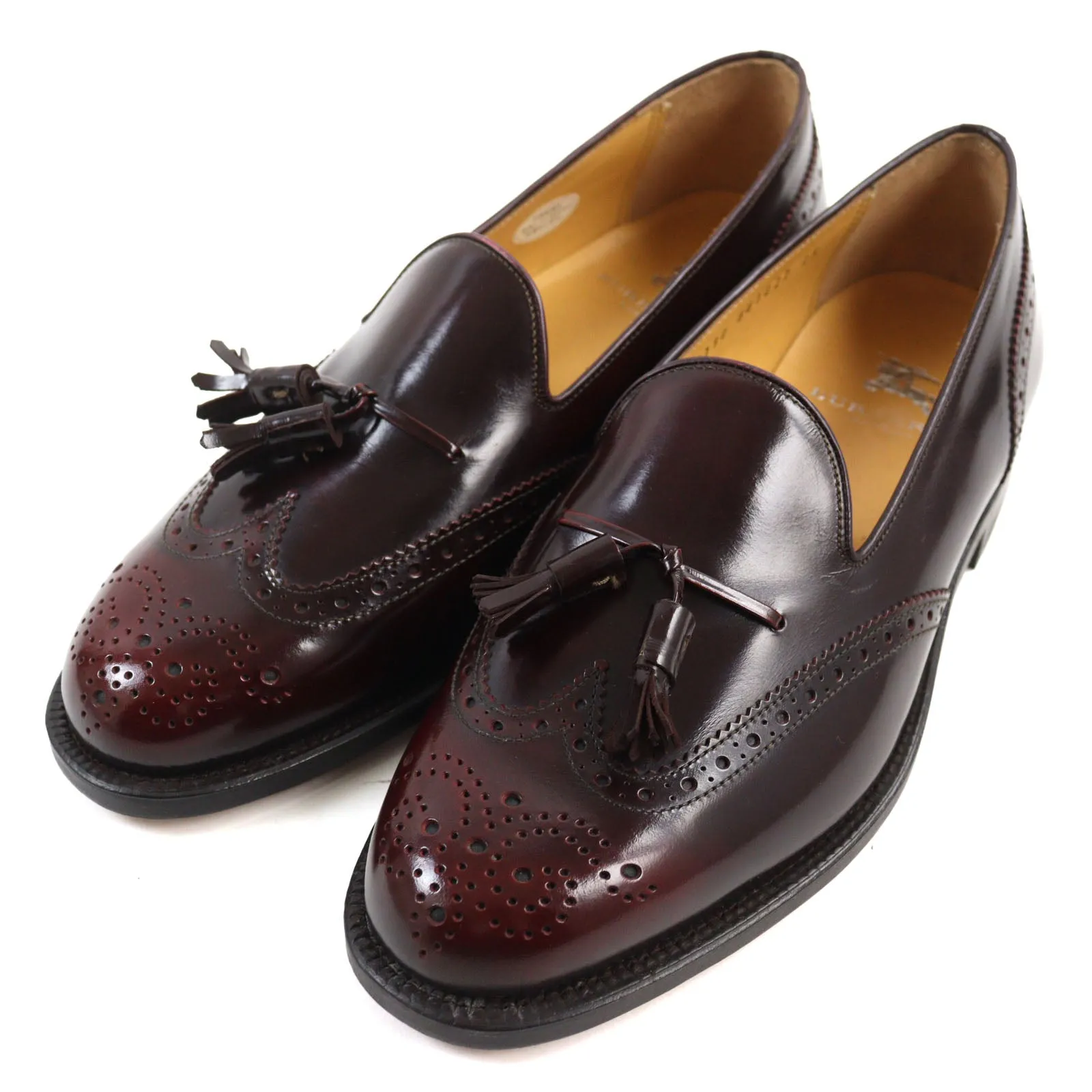 Burberry BU1022 Wingtip Tassel Loafers