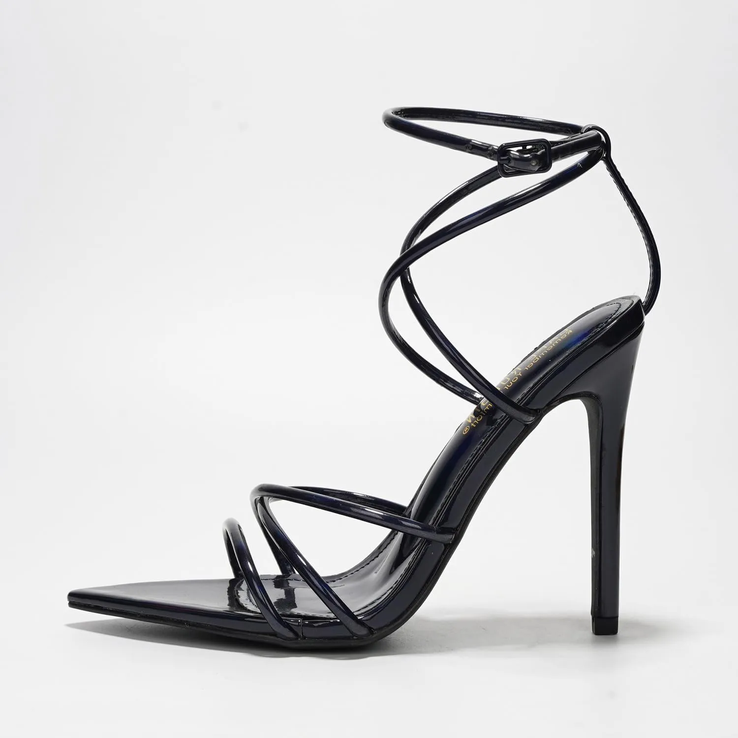 Cape Robbin Nabil Sexy Strappy Stiletto Heels for Women - Strappy Pointy Open Toe Womens High Heels - Elegant Women Dress Shoes - Women's Heeled Sandals