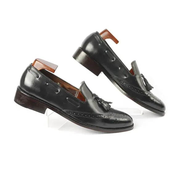 Classic Black Tassel Loafer
