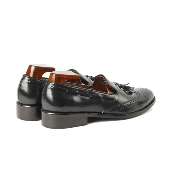 Classic Black Tassel Loafer