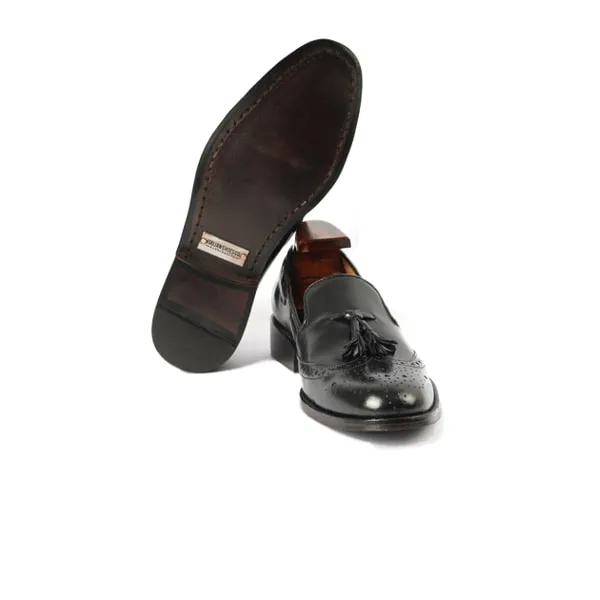 Classic Black Tassel Loafer