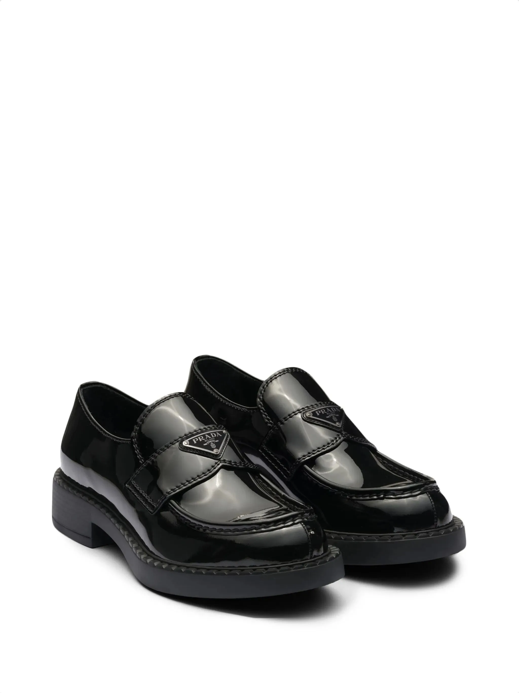 Curated collection patent Massive discount loafers leather
