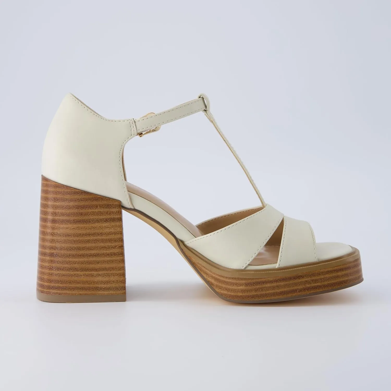 CUSHIONAIRE Women's Delano Mary Jane Platform Heels  Memory Foam, Wide Widths Available