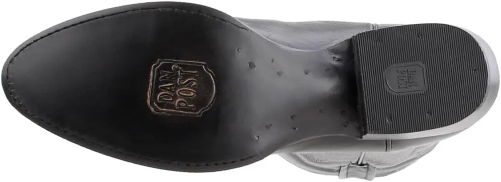 Dan Post Mens Milwaukee Embroidered Narrow Round Toe Casual Boots Mid Calf - Black