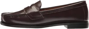 Eastland Women's Classic II Casual Penny Loafers Burgundy Suede 10 W