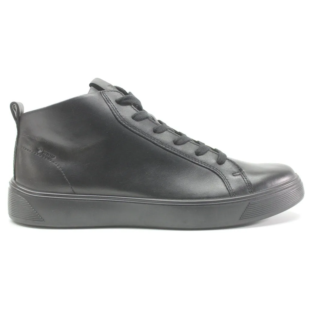 Ecco Street Tray Full Grain Leather Men's Mid Cut Boots