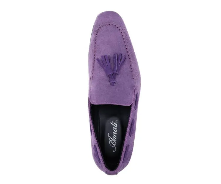 Emperor Lavender Tassel Loafers