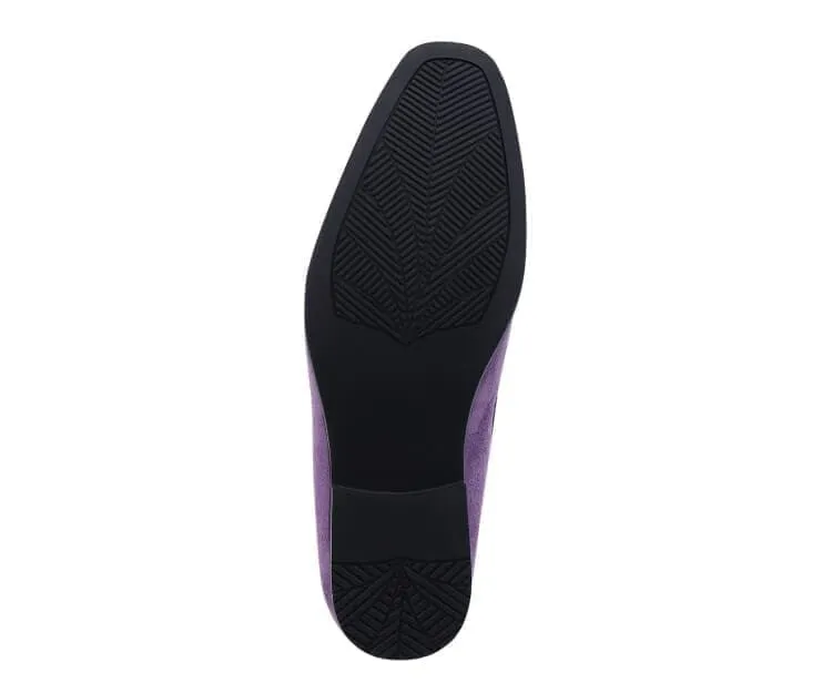 Emperor Lavender Tassel Loafers