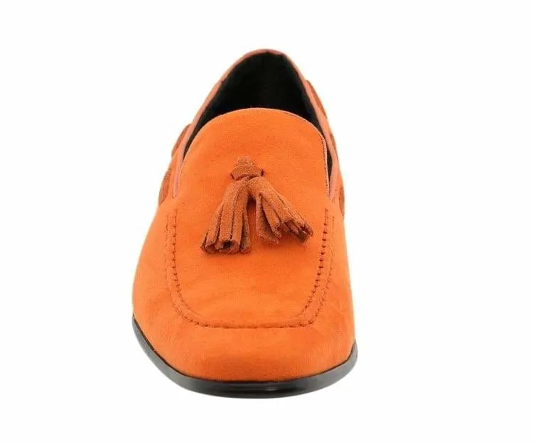 Emperor Orange Tassel Loafers