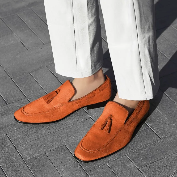 Emperor Orange Tassel Loafers