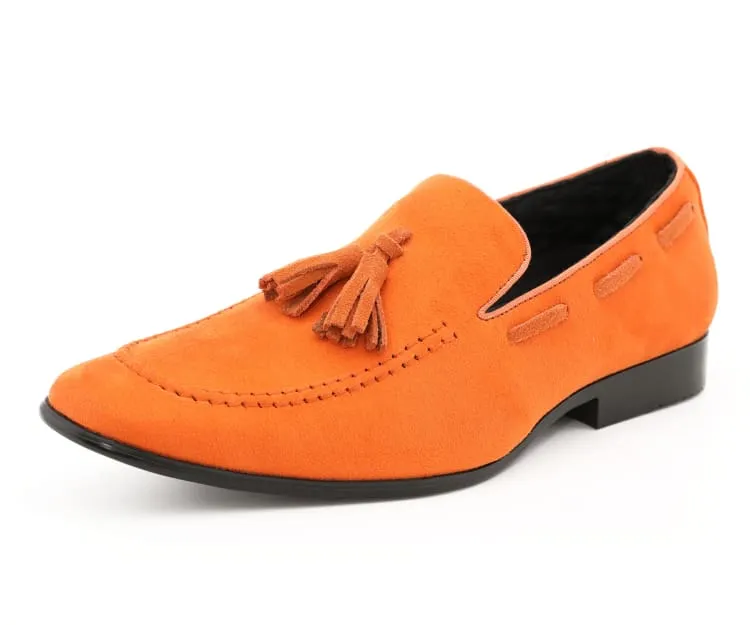 Emperor Orange Tassel Loafers