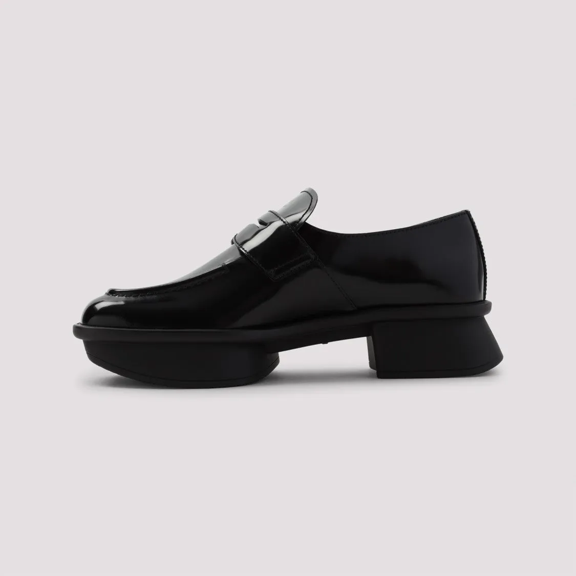 Equal Black Calf Leather Loafers