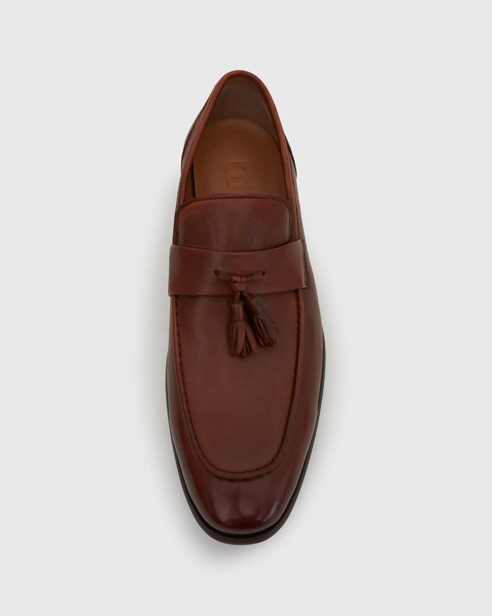 EZRA Leather Tassel Loafers