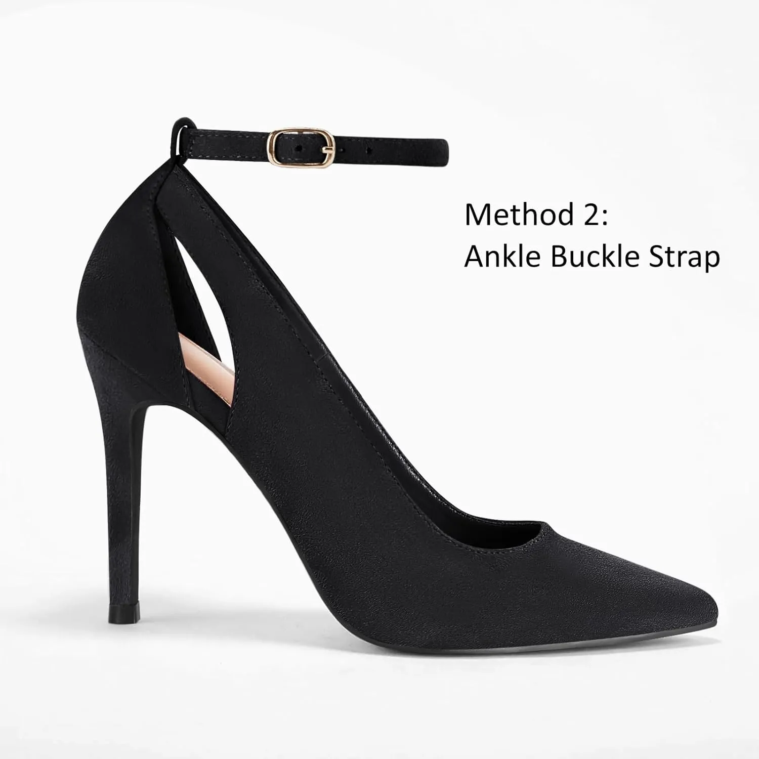 Fashare Womens High Heels Bow Tie Back Sexy Stiletto Ankle Strap Wedding Dress Pumps Shoes