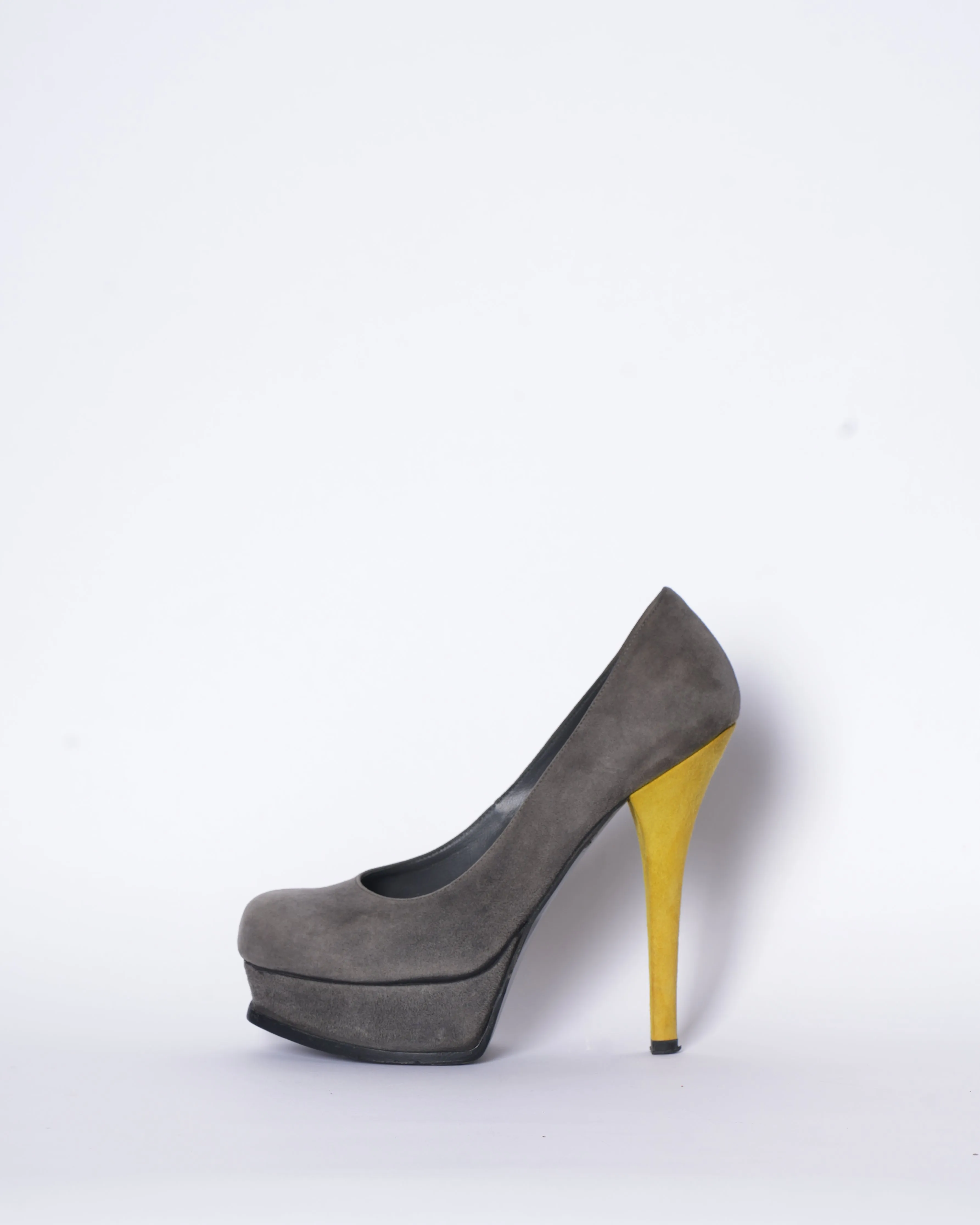 Fendi Suede Grey Platforms