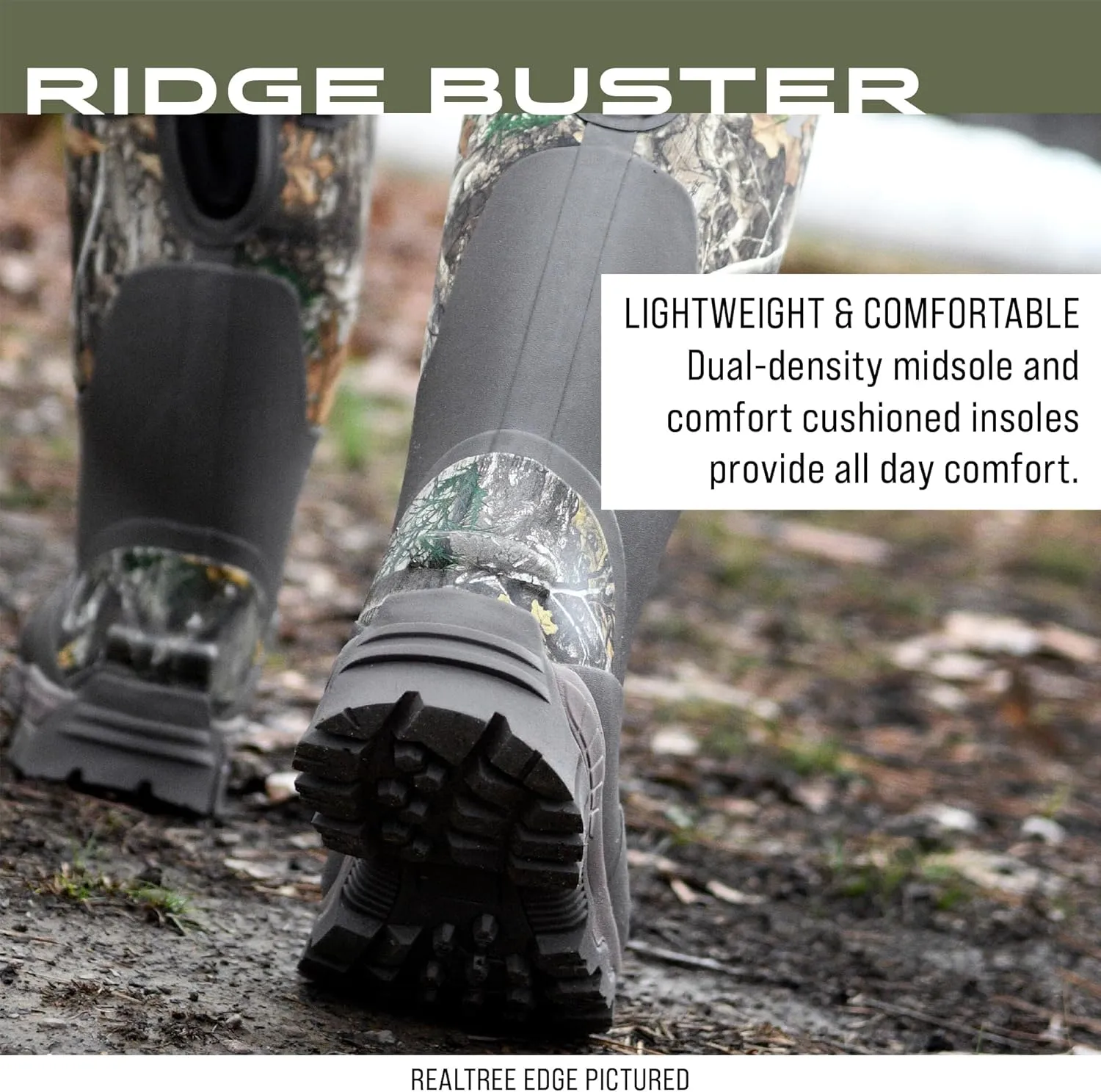 FROGG TOGGS Men's Ridge Buster Waterproof Hunting Boot, 7mm Neoprene