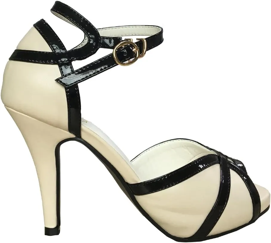 getmorebeauty Peep Toe Heels for Women Sexy Strappy High Heels Ankle Strap Heeled Sandals