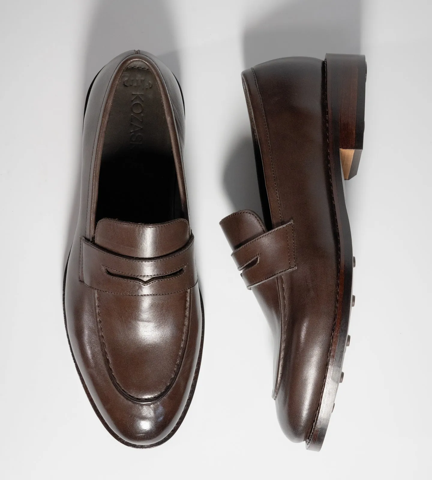 Goodyear Welted Classic Brown Penny Loafers