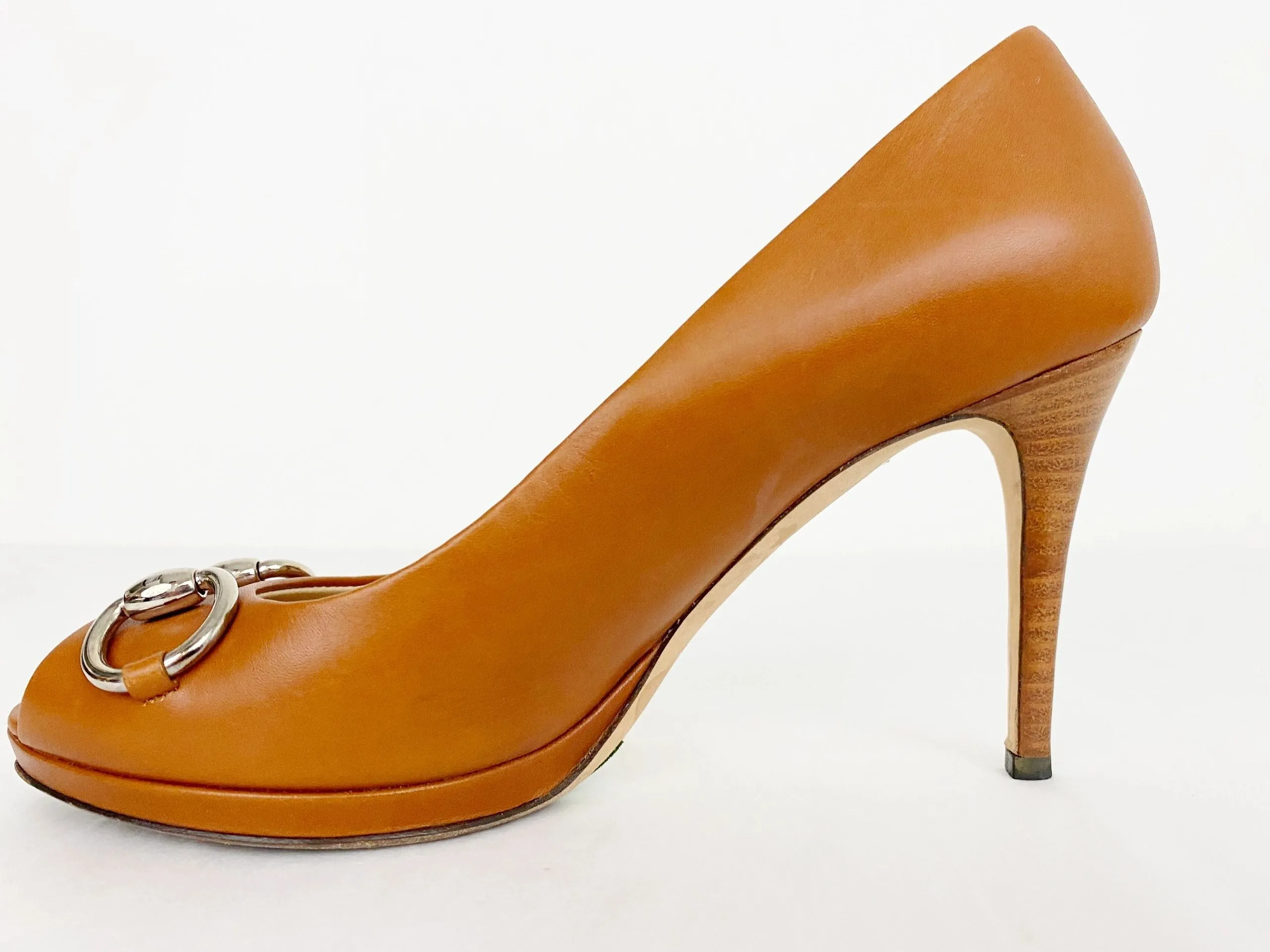 Gucci Horsebit Pumps Size 38 It (8 Us)