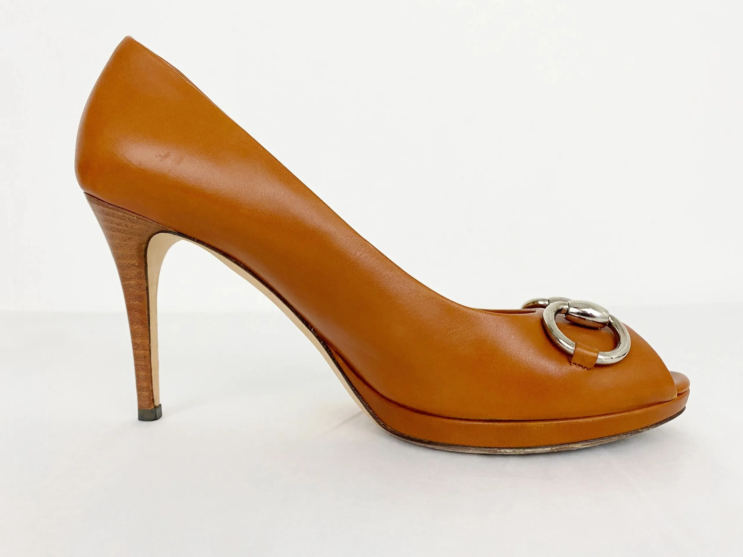 Gucci Horsebit Pumps Size 38 It (8 Us)