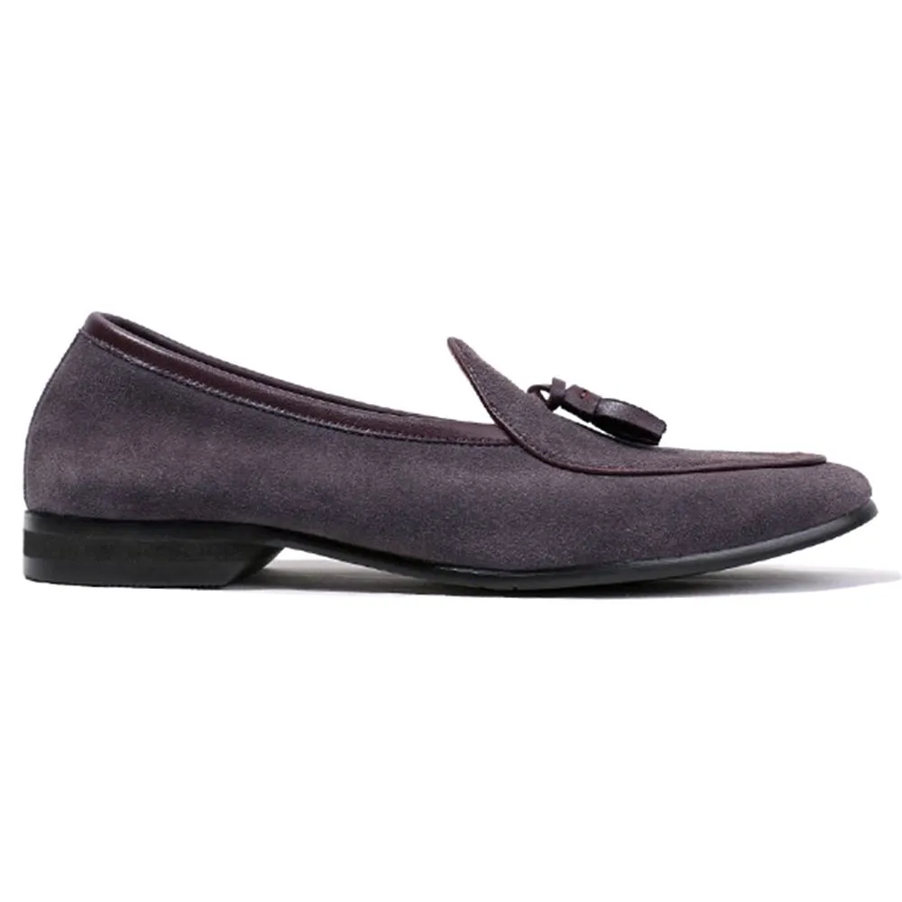 Handmade Me's Full Grain Suede Slip-On Loafers