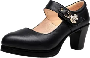 High Heels for Women Women's Thick-Soled Shoes with Thick Heels and Waterproof Platform for Catwalk