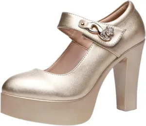 High Heels Women's Thick-Soled Shoes with Thick Heels and Waterproof Platform for Catwalk