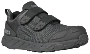 Hoss Boots Mens Buster V Composite toe Black Textile Work Shoes