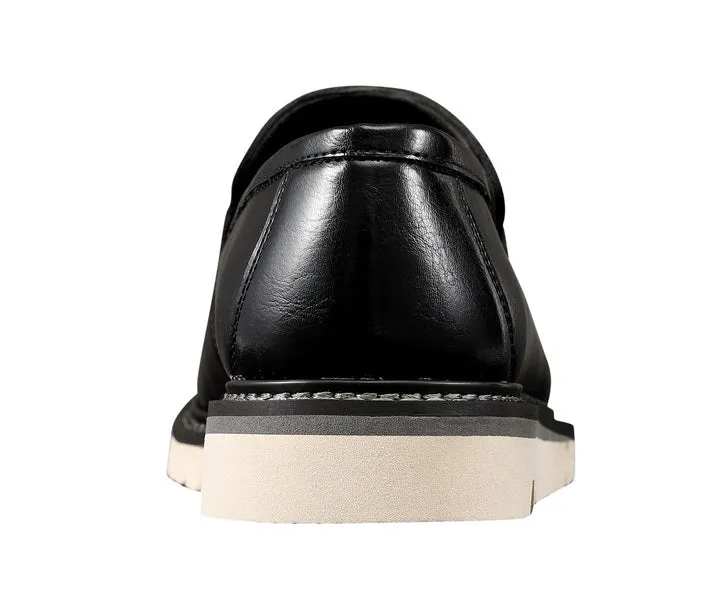Hugh Black Penny Loafers