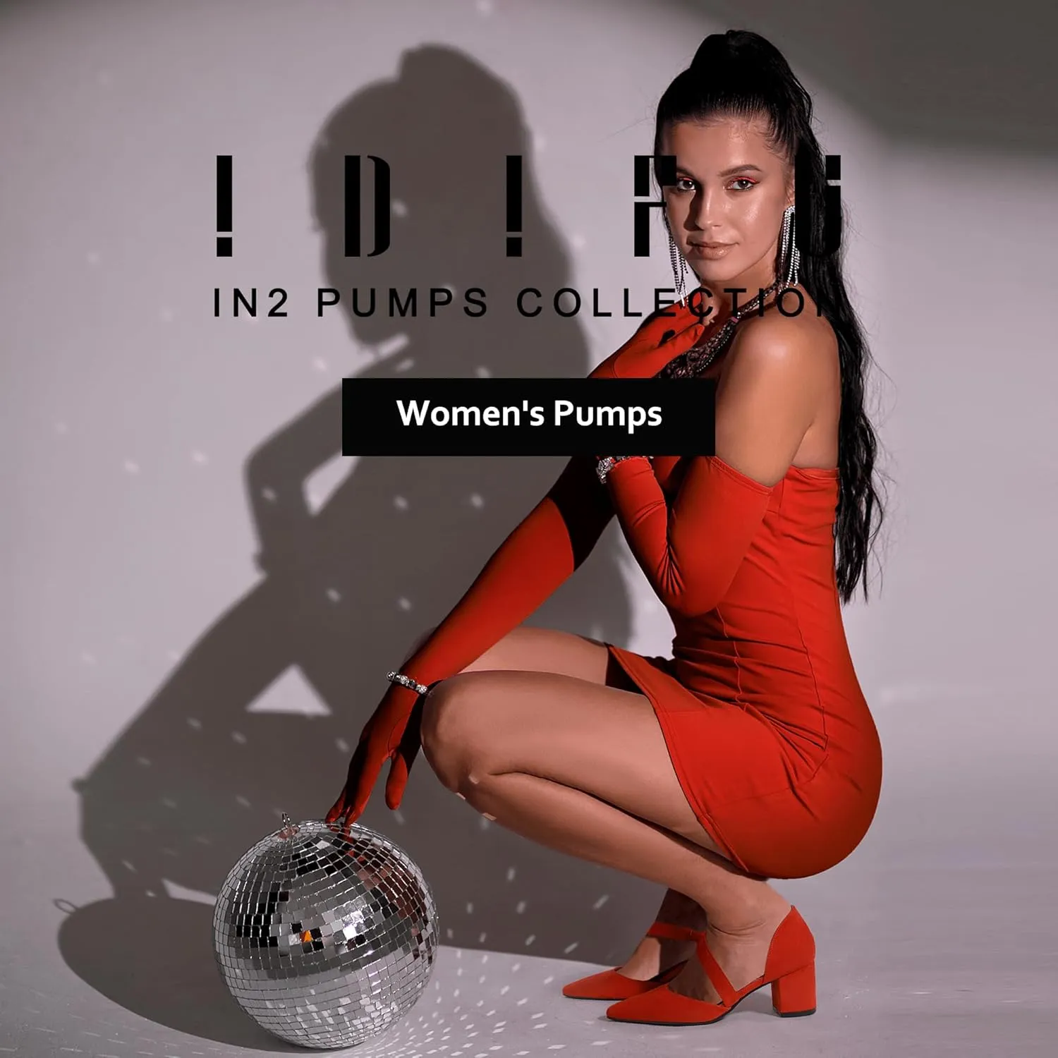 IDIFU IN2 Women's Pumps Closed Toe Strappy Heels Low Block Chunky Heels Dressy Wedding Bride Bridesmaid Prom Graduation Business Dress Shoes for Women Comfortable Formal Pointed Toe Short Small Heels
