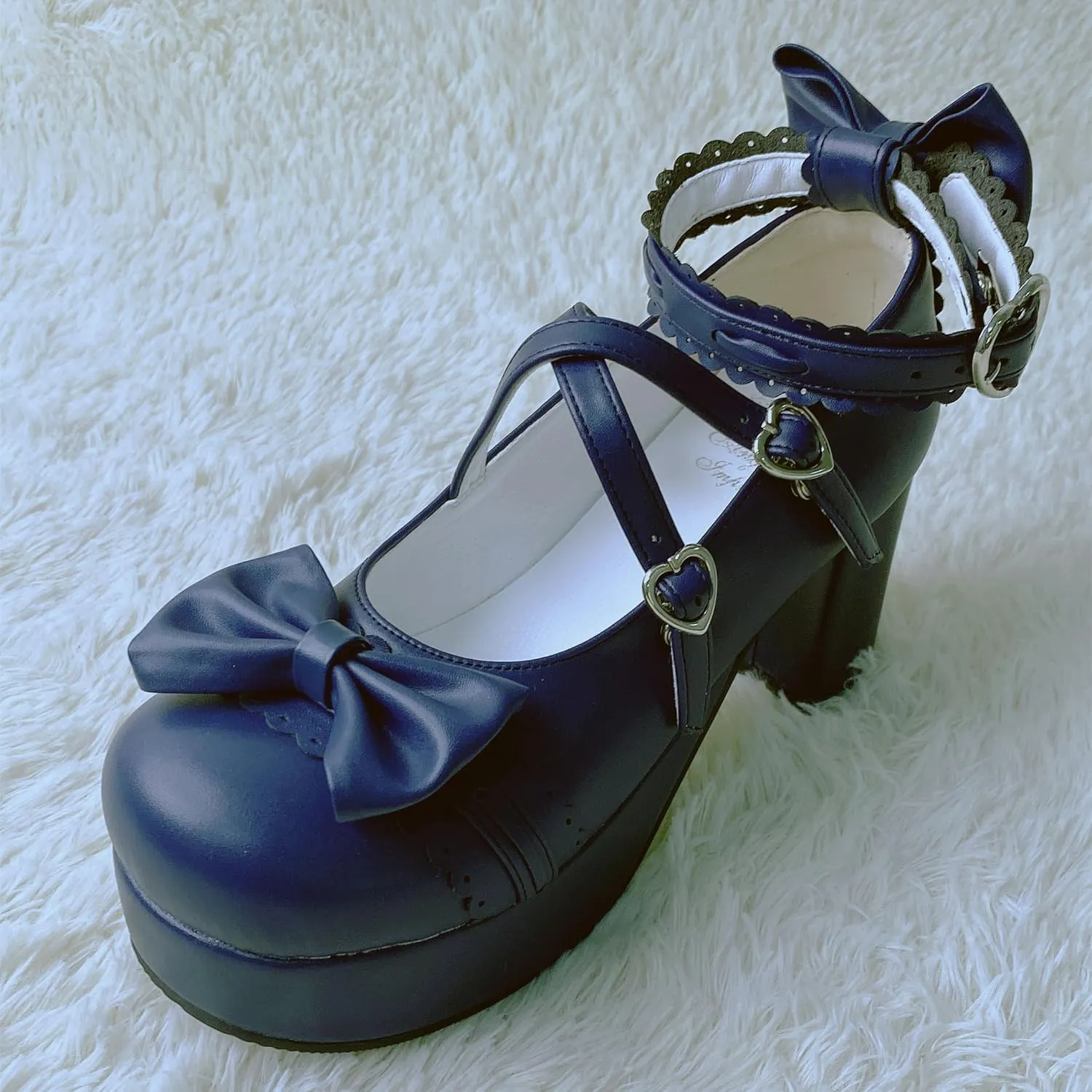 Japanese Lolita Party Shoes Platform Heels Strappy Women's Pumps