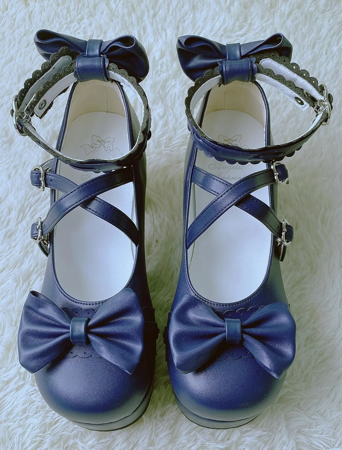 Japanese Lolita Party Shoes Platform Heels Strappy Women's Pumps