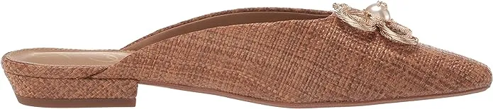 Jayden Sam Weave Sale event Embellished Flats Edelman Slip Mules Specialized range Cuoio Pointed On Toe