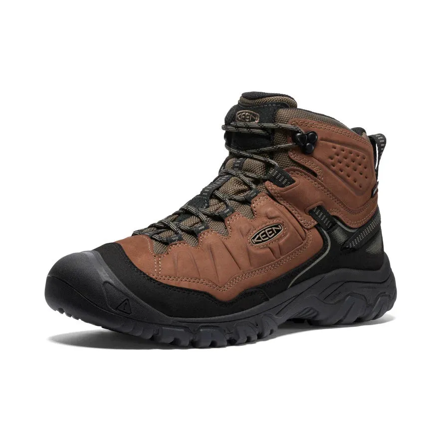 Keen Men's Targhee IV Mid Wp Bison/Black