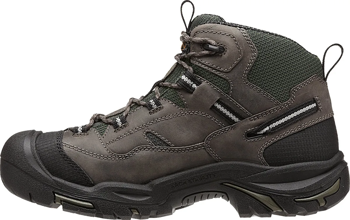 KEEN Utility Men's Braddock Mid Waterproof Electrical Hazard Steel Toe Work Boot